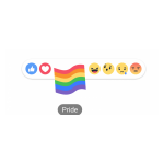 16DEE- Reaction su Facebook: ecco come ottenere il Pride, la bandierina arcobaleno